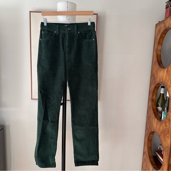 Re/Done Corduroy Evergreen Jeans size 27